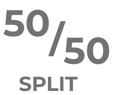 50/50 Split logo